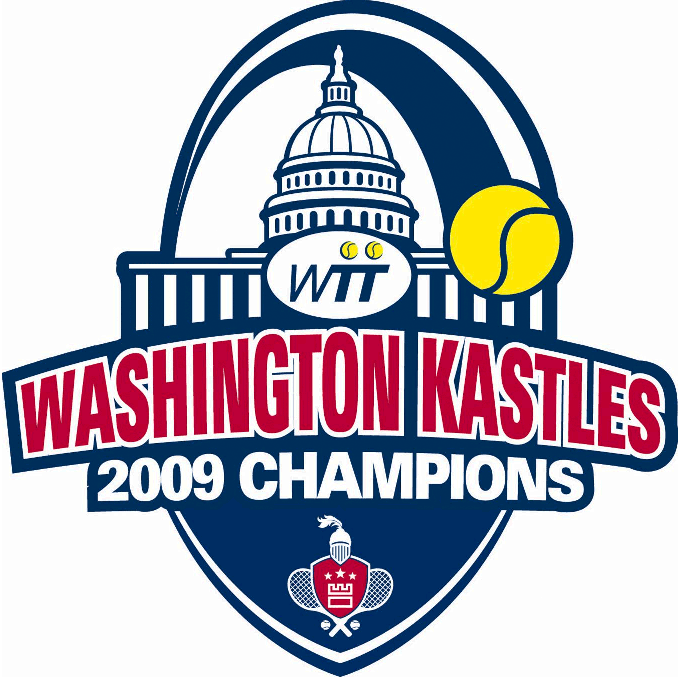Washington Kastles 2009 Champion Logo iron on transfers for clothing